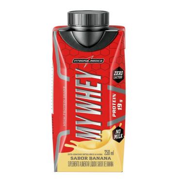 Imagem de Bebida My Whey Integralmedica Protein 19g Sabor Banana 250ml