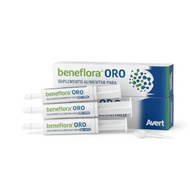 Imagem de Kit com 3 Unidades Beneflora ORO 30g Suplemento Probiótico em Pasta para Cães e Gatos, Para Saúde Digestiva