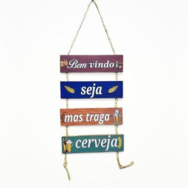 Imagem de Plaquinhas Decorativas Com Frases Motivacionais Para Pendurar 5x19