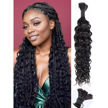 Imagem de Cabelo trançado humano LOLLY HAIR Water Wave 18 polegadas 50g x1