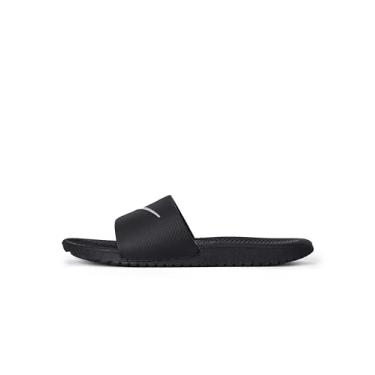 Imagem de NIKE Kids' Kawa Slide Sandal, Black/White, 12 Little Kid M