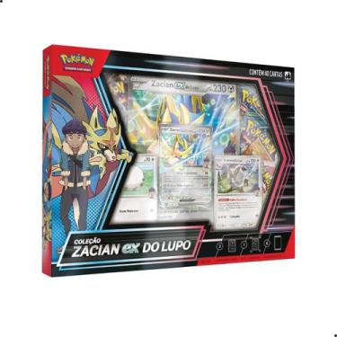 Imagem de Box pokemon zacian ex do lupo copag