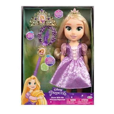 Imagem de Disney Jakks Pacific Princess Share with Me Rapunzel Toddler Doll with Child-Sized Accessories