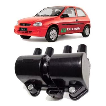 Imagem de Bobina de ignição gm corsa 1.0 1.4 pickup 1.6 mpfi 1.6 8/16v 4 pinos -