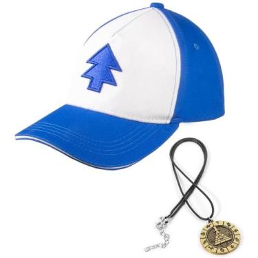 Imagem de Boné MAXUPO Dipper Hat ajustável bordado com Bill Cipher