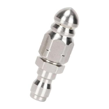 Imagem de IEUDNS Bico de jato de esgoto para lavadora de alta pressão, multiuso, resistente, compacto, conexão rápida de 1/4'', bicos de mangueira de jato de