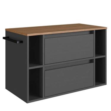 Imagem de Gabinete Para Banheiro 01 Porta 01 Gaveta 80cm PRODDY