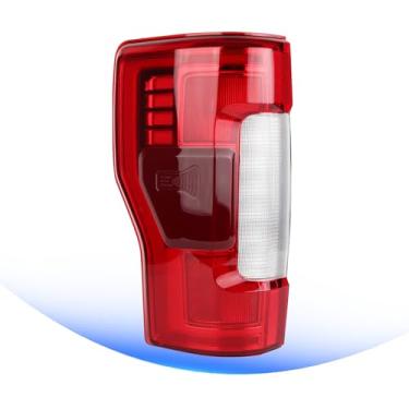 Imagem de Luz traseira de LED compatível com Ford F250 F350 2017 2018 2019 tipo LED super resistente com ponto cego luz traseira de seta montagem de lâmpada de freio substitui OEM #KC3Z13405B (lado esquerdo do