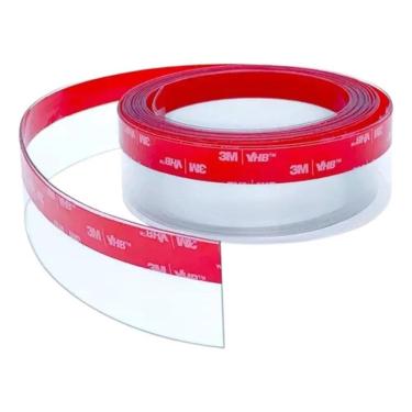 Imagem de Veda Fresta Porta Portão Janela 2 Mts X 4 Cm Altura Transpar