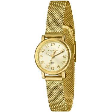 Imagem de Relógio Feminino Lince Dourado LRGH272L25 C2KX-Feminino