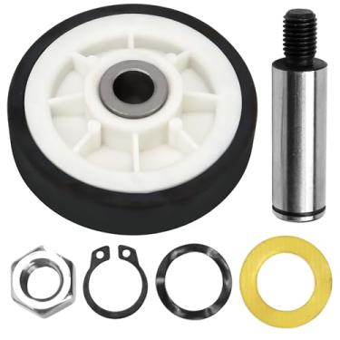 Imagem de Kit de suporte de tambor de secadora 303373 12001541 Peças de reposição de roda e eixo adequadas para Maytag AP4008534 312948 – Compatível com Crosley Jenn-Air – Substitui 3-3373 – Apto para Neptune