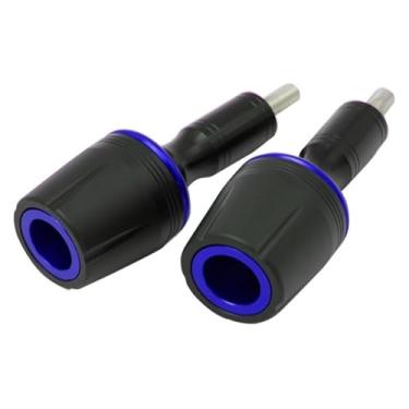 Imagem de BYYINGSUS Acessórios de modificação de motocicleta barra antiqueda engrenagem de proteção do corpo adesivo anti-queda compatível com MT07 Ninja 250 300 (azul)