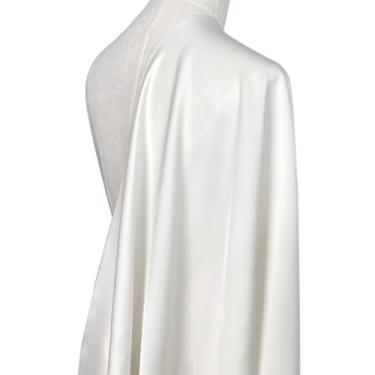 Imagem de 19,5 Momme Silk Viscose Stretch Double Joe Vestuário Tecido Telas Tule Vestidos para Mulheres para Costura por Metros SVSDJ19L (Branco Natural, 1 jarda)