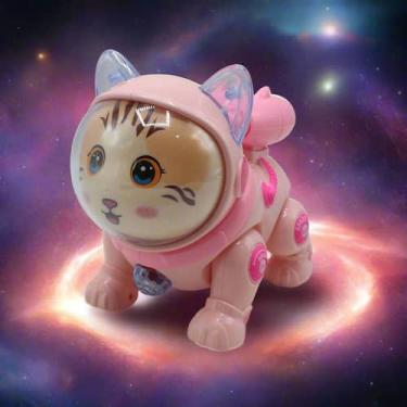 Imagem de Brinquedo Tigre Divertido Solta Fumaça Com Luz E Som.(Rosa) - FUN GAME