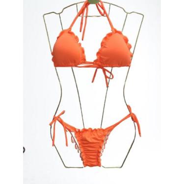 Imagem de Biquíni Ref. 806A Laranja Tamanho M - Onda Blue
