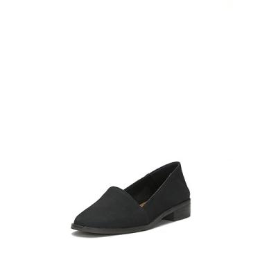 Imagem de Lucky Brand Mocassim feminino com salto harping, Preto, 36
