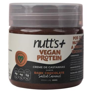 Imagem de Creme De Castanhas Vegan Protein 200g Nutts - Dark Chocolate-Unissex