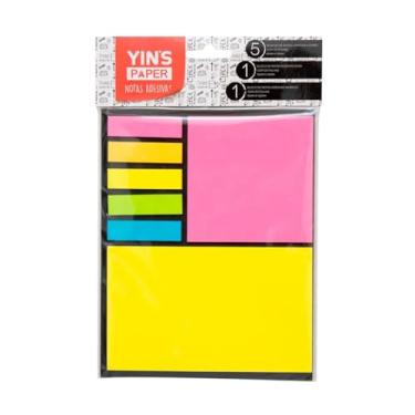 Imagem de Yins - Kit 7Un Bloco De Notas Adesivas Yins Yp7279