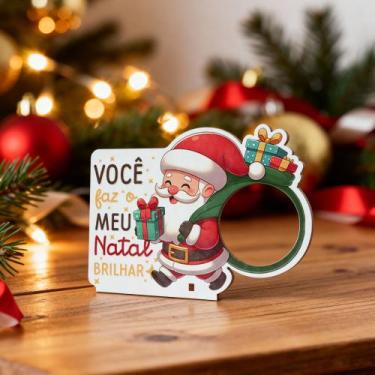 Imagem de Kit  Porta Bombom Lembrancinha MDF Natal - R9 Decor, Modelo 2, Kit 20 