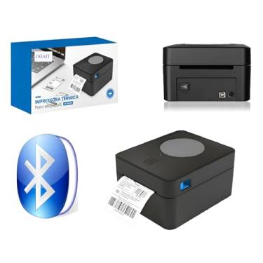 Imagem de Impressora de etiqueta termica envios e-commerce bluetooth sem ribbon 100x150 40x25 bivolt
