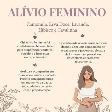 Imagem de Chá Alívio Feminino Alivia e Auxilia na Cólica e TPM - Sim Natural