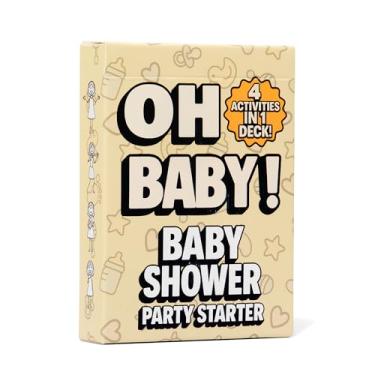 Imagem de Oh Baby! - Fun Group Games for Baby Shower - 4 Games in 1 Deck - Charades, Word Guess, Trivia & Advice - Fun Icrebreaker for Party - Boy Or Girl