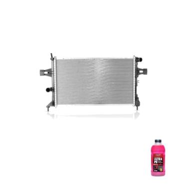Imagem de Kit Radiador GM Vectra 2006 Brasado Com Ar Condicionado + Aditivo Radnaq T5 Vermelho