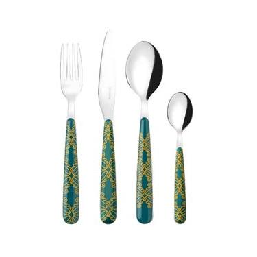 Imagem de Faqueiro Fusion Esmeralda 24 Peças - Guzzini