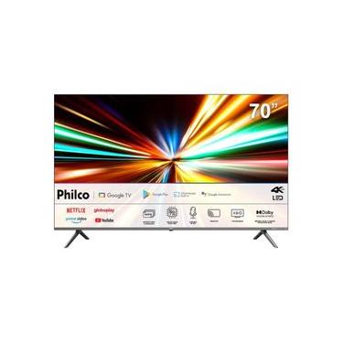 Imagem de Smart TV LED 70" Ultra HD Philco 4K PTV70G2SGSGB Google TV com HDMI, USB, Wi-Fi, Dolby Atmos, Dolby Vision e Chromecast integrado