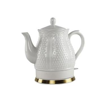 Imagem de Chaleira Elétrica Em Porcelana Branca 1,5 Litros 110V - Tuut Branco