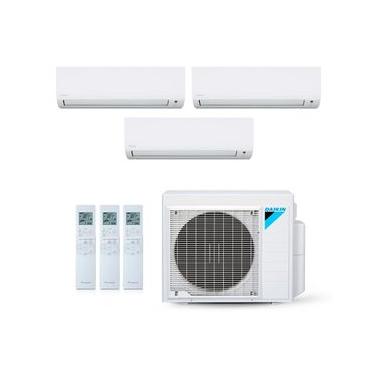 Imagem de Ar-Condicionado Multi Split Inverter Daikin 28.000 BTUs (1x Evap HW 9.000 + 2x Evap HW 18.000) Quente/Frio 220V