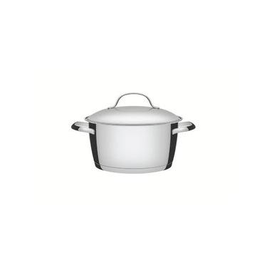 Imagem de Caçarola Funda Tramontina Allegra Aço Inox Fundo Triplo 20 cm 3,1L