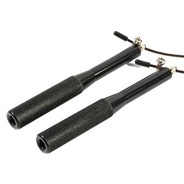 Imagem de Akozon Corda de Pular Fitness Ajustável de Velocidade de Liga de Alumínio - Corda de Pular de Velocidade de Fio de Aço para Exercícios Intensos (#03)