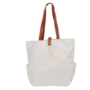 Imagem de Luqeeg Bolsa de tênis, bolsa de raquete de badminton espessa de grande capacidade com 2 bolsos laterais e compartimento de armazenamento de raquete equipamento de tênis para armazenar roupas