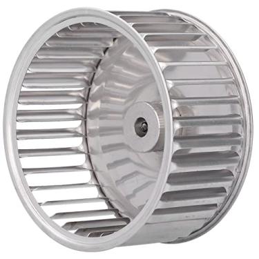 Imagem de Garosa Roda de Ventilador Centrífugo Multi-asa, Motor Soprador de Chapa Galvanizada de 6 pol. Com Fixação de Parafuso, 156x76x12,7mm para Sistemas HVAC de Ventilação Industrial
