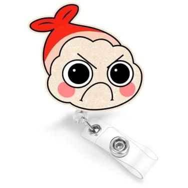 Imagem de JoySolar Carretel de crachá de enfermeira - Suporte retrátil para crachá de enfermagem com clipe de identificação 0603