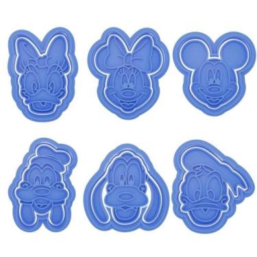 Imagem de Cortador Biscoito Molde Forma MICKEY Marcador Carimbo Pasta Americana 