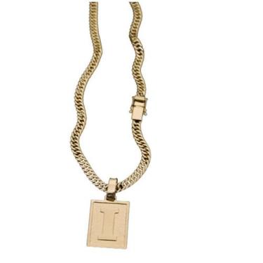 Imagem de Colar Grumet Duplo Com nomes de iniciais I - A.R Variedades MT