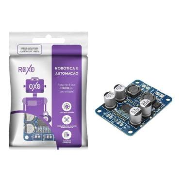 Imagem de Amplificador 60W Mono 1 Canal Classe D 12-24 Volts Tpa3118 - Roxo