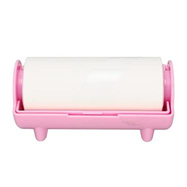 Imagem de Ainoli carimbo de unha para absorção de óleo, folha de papel portátil para salão de beleza doméstico, faça você mesmo, ferramenta de remoção de estampa de unha rosa