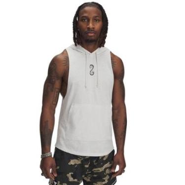 Imagem de Regata Sportstyle Under Armour Project Rock Snake Masculina G Cinza-Masculino