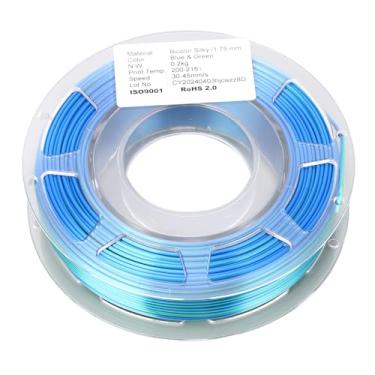 Imagem de Hyuduo Filamento Pla 1.75mm Azul Verde Dupla Cor Filamento de Impressora 3d para Impressão de Alta Velocidade Acabamento Liso Decorações de Artesanato