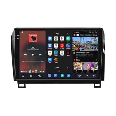 Imagem de JOYING Rádio automotivo para Toyota Tundra 2007-2013 e Toyota Sequoia 2008-2019, tela sensível ao toque 2K QLED de 10,4 polegadas Android 13 estéreo para carro 12 GB + 256 GB unidade principal com