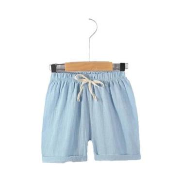 Imagem de Bermudas De Verão Para Meninos De 2 a 10 Anos, Calças Esportivas Em Li
