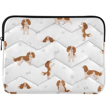 Imagem de Capa protetora para notebook fofa com estampa de animais fofos, capa para laptop universal de 13 a 14 polegadas