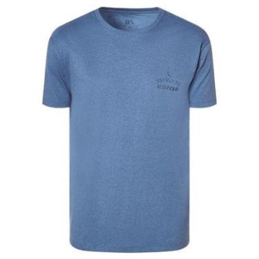 Imagem de Camiseta Reserva Estampa Born Wild Azul Mescla-Masculino