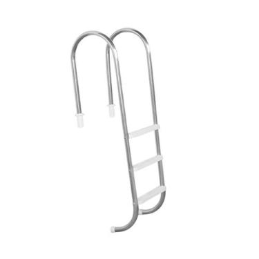 Imagem de Escada para Piscina 3 Degraus Anatômicos em ABS Marinheiro 1 1/2" em A