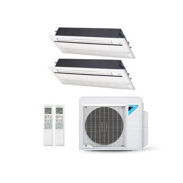 Imagem de Ar-Condicionado Multi Split Inverter Daikin 34.000 BTUs (2x Evap Cassete 1 Via 18.000) Quente/Frio 220V