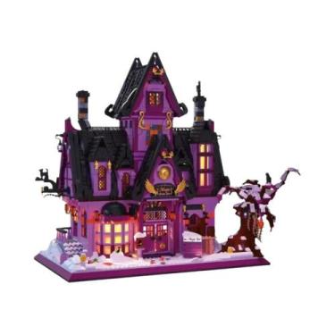 Imagem de Blocos De Montar Castelo Laboratório Mágico De Halloween Casa Assombra