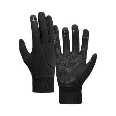 Imagem de Luvas Térmicas De Ciclismo Para Homens E Mulheres, Impermeáveis, Com T